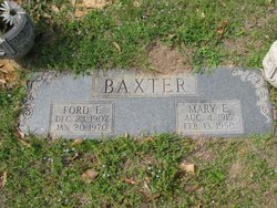 Mary E <I>Holland</I> Baxter 