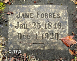 Jane <I>Smith</I> Forbes 