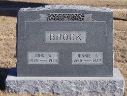 Sarah Jane “Jennie” <I>Scott</I> Brock 