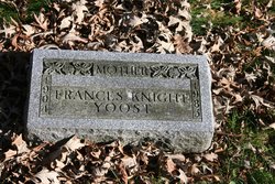 Frances <I>Knight</I> Yoost 