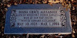 Diana Grace <I>Hawley</I> Alexander 