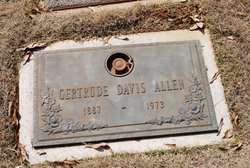 Gertrude <I>Davis</I> Allen 
