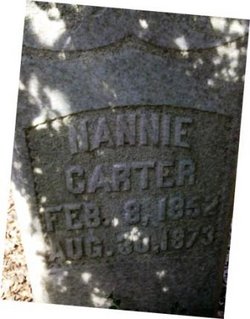Nancy Tate “Nannie” Carter 