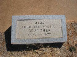 Addie Lee <I>Powell</I> Bratcher 
