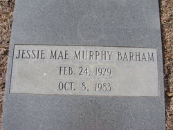 Jessie Mae <I>Murphy</I> Barham 