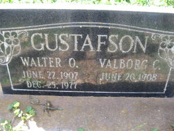 Walter O Gustafson 