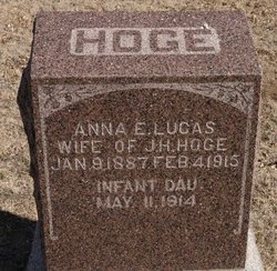 Anna E <I>Lucas</I> Hoge 