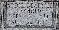 Addie Beatrice <I>Reynolds</I> Rasbury 