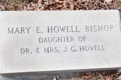Mary Elizabeth <I>Howell</I> Bishop 