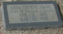 Anna <I>Stevens</I> Adams 