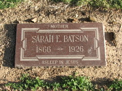 Sarah Ellen <I>Jackson</I> Batson 