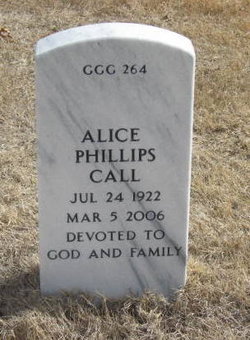 Alice <I>Phillips</I> Call 