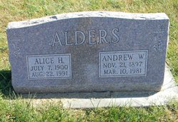 Alice <I>Thomas</I> Alders 