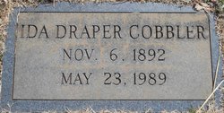 Ida May <I>Draper</I> Cobbler 