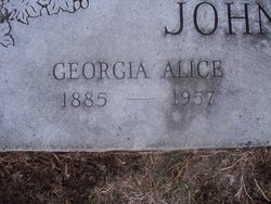 Georgia Alice <I>St John</I> Johnson 