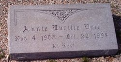 Annie Lucille Bell 