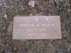 Sybilla <I>Haass</I> Weber 