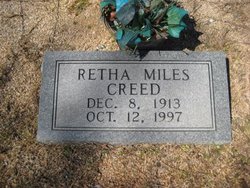 Retha <I>Miles</I> Creed 