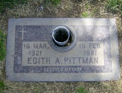 Edith Arbell <I>Davis</I> Pittman 