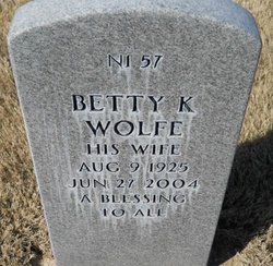 Betty K Wolfe 