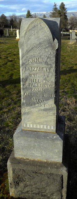 Ann Elizabeth “Lizzie” <I>Silsby</I> Farrington 