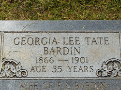 Georgia Lee <I>Tate</I> Bardin 