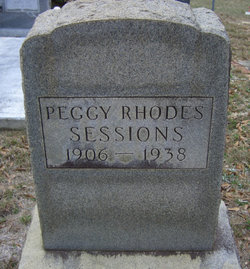 Peggy <I>Rhodes</I> Sessions 
