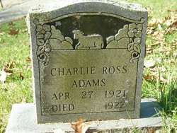 Charlie Ross Adams 