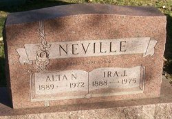 Alta Nettie <I>Chamberlain</I> Neville 