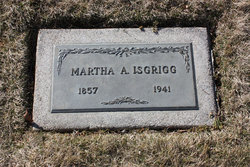 Martha Abigail “Mattie” <I>Beals</I> Isgrigg 