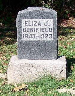 Eliza J <I>Butler</I> Bonifield 