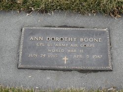 Ann Dorothy <I>Surbis</I> Boone 