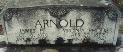 Virginia L. “Jennie” <I>Rhodes</I> Arnold 