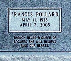 Frances <I>Pollard</I> Brooks 