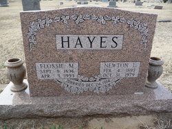 Flossie Myrtle <I>Hendrix</I> Hayes 