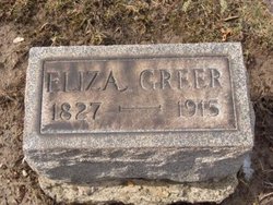 Elizabeth “Eliza” <I>Phillis</I> Greer 