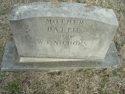 Emma B “Hattie” <I>Scott</I> Nichols 