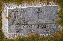 Mary-Ann Ann <I>Mullarkey</I> Adams 
