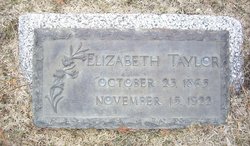 Elizabeth <I>Taylor</I> Bachman 