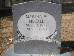 Martha M <I>Allison</I> McCall 