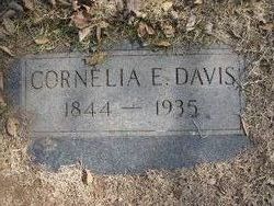 Cornelia E <I>Jacks</I> Davis 