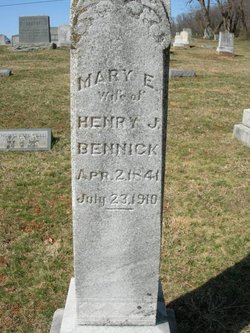 Mary E. <I>Pentuck</I> Bennick 