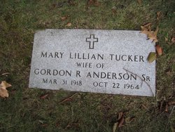 Mary Lillian <I>Tucker</I> Anderson 