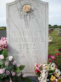 Barbara Jean <I>Rice</I> Bretz 