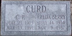 Freda <I>Berry</I> Curd 