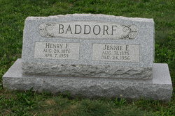 Jennie E. <I>Enders</I> Baddorf 