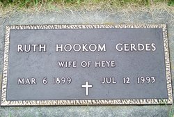 Ruth <I>Thompson</I> Hookom Gerdes 
