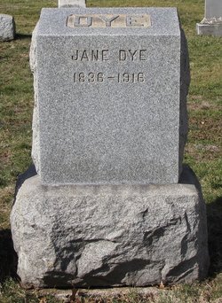 Jane <I>Hunt</I> Dye 