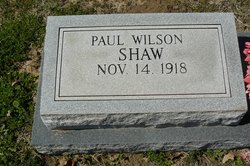 Paul Wilson Shaw 