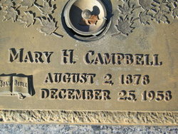 Mary Elizabeth <I>Hatten</I> Campbell 